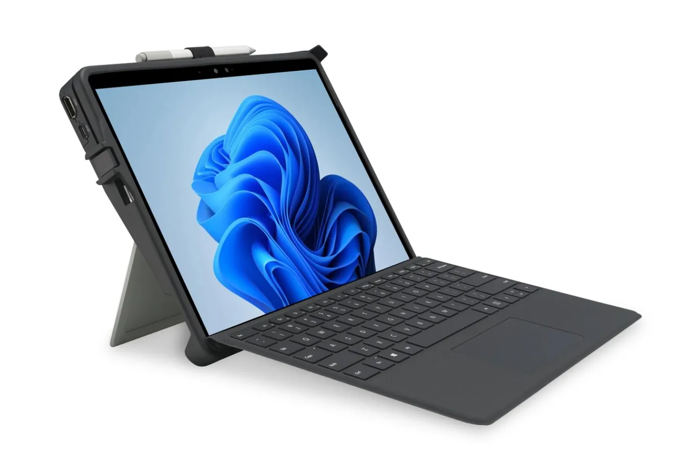 Kensington BlackBelt™ Rugged Case with Integrated Smart Card Reader (CAC) & HDMI for Surface™ Pro 9 & 10 & Copilot+ PC Surface Pro (11th Edition) - TAA Fashion