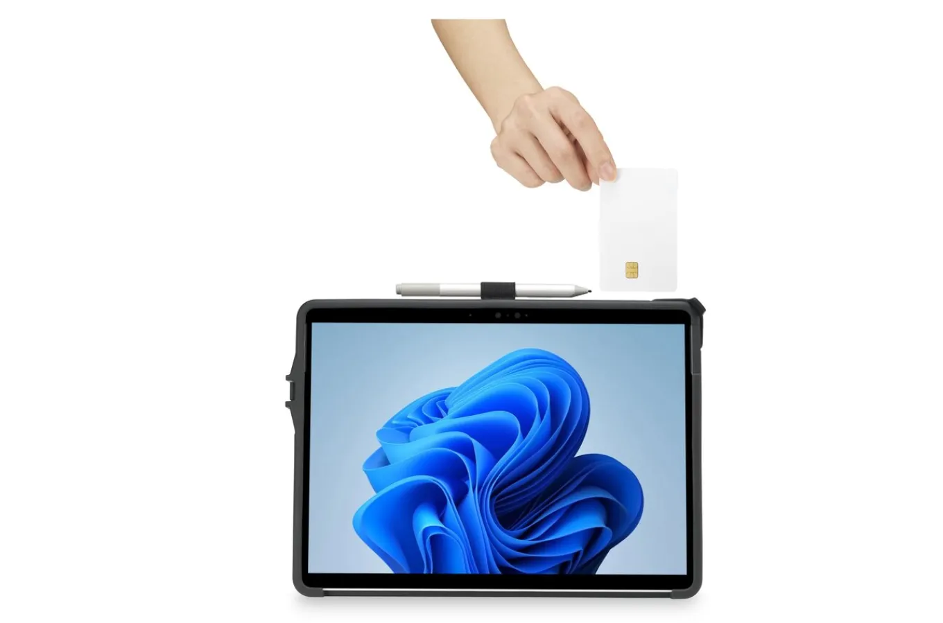 Kensington BlackBelt™ Rugged Case with Integrated Smart Card Reader (CAC) & HDMI for Surface™ Pro 9 & 10 & Copilot+ PC Surface Pro (11th Edition) - TAA Fashion