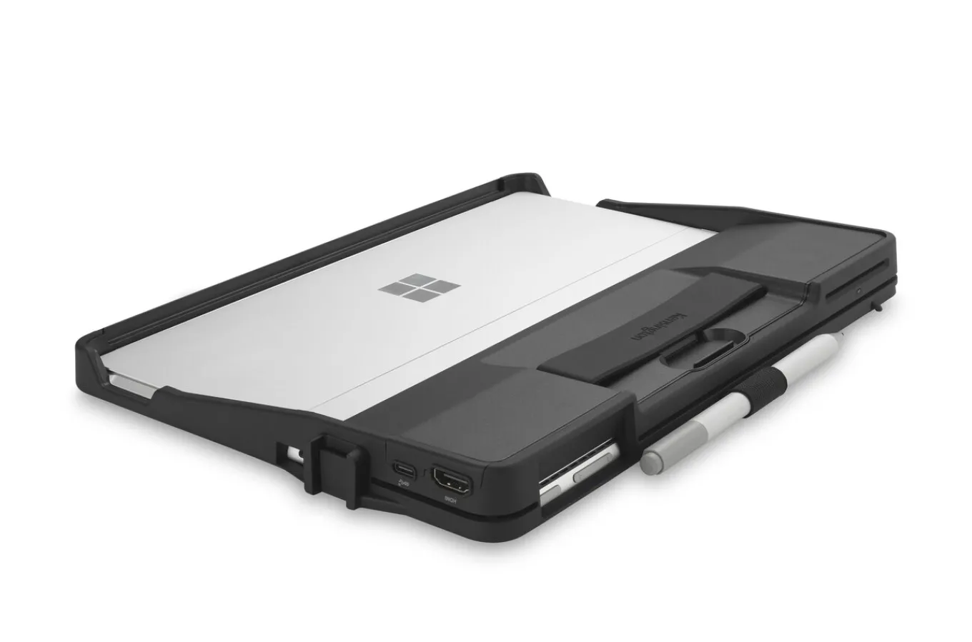 Kensington BlackBelt™ Rugged Case with Integrated Smart Card Reader (CAC) & HDMI for Surface™ Pro 9 & 10 & Copilot+ PC Surface Pro (11th Edition) - TAA Fashion