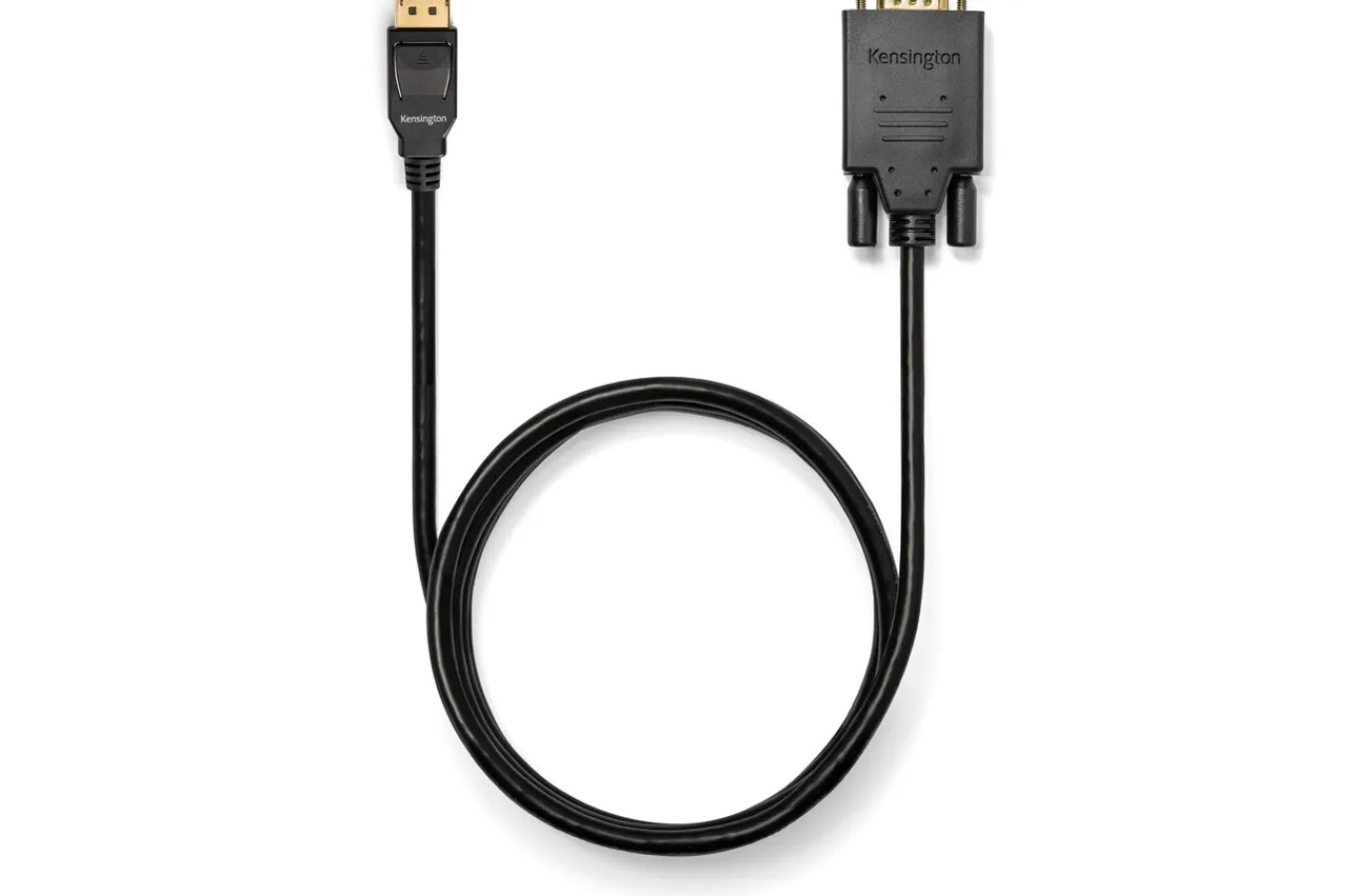 Kensington DisplayPort 1.2 (M) to VGA (M) Passive Unidirectional Cable, 6ft New