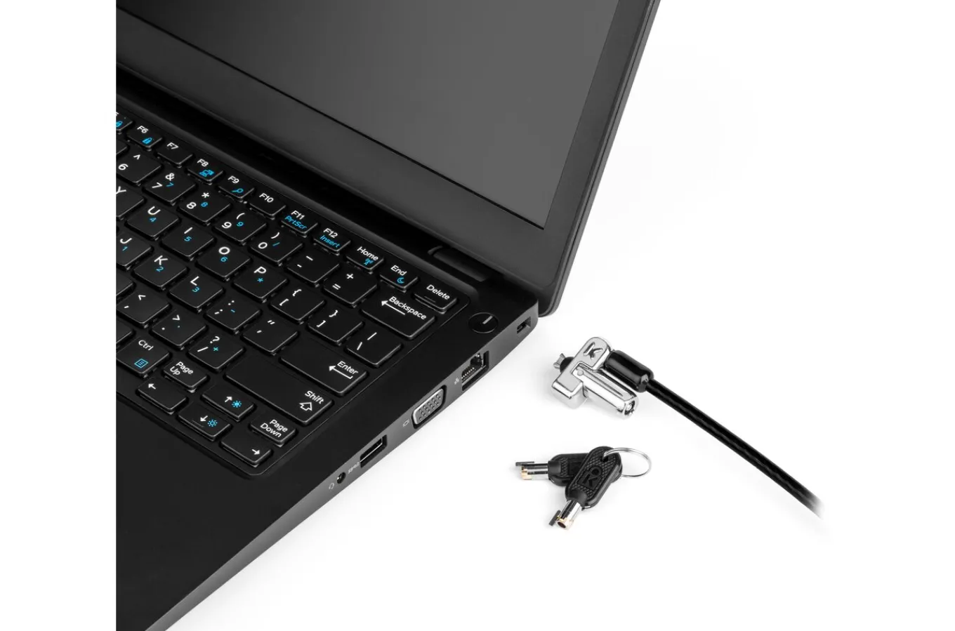 Kensington N17 Keyed Laptop Lock for Wedge-Shaped Slots - Master Keyed On Demand - TAA New