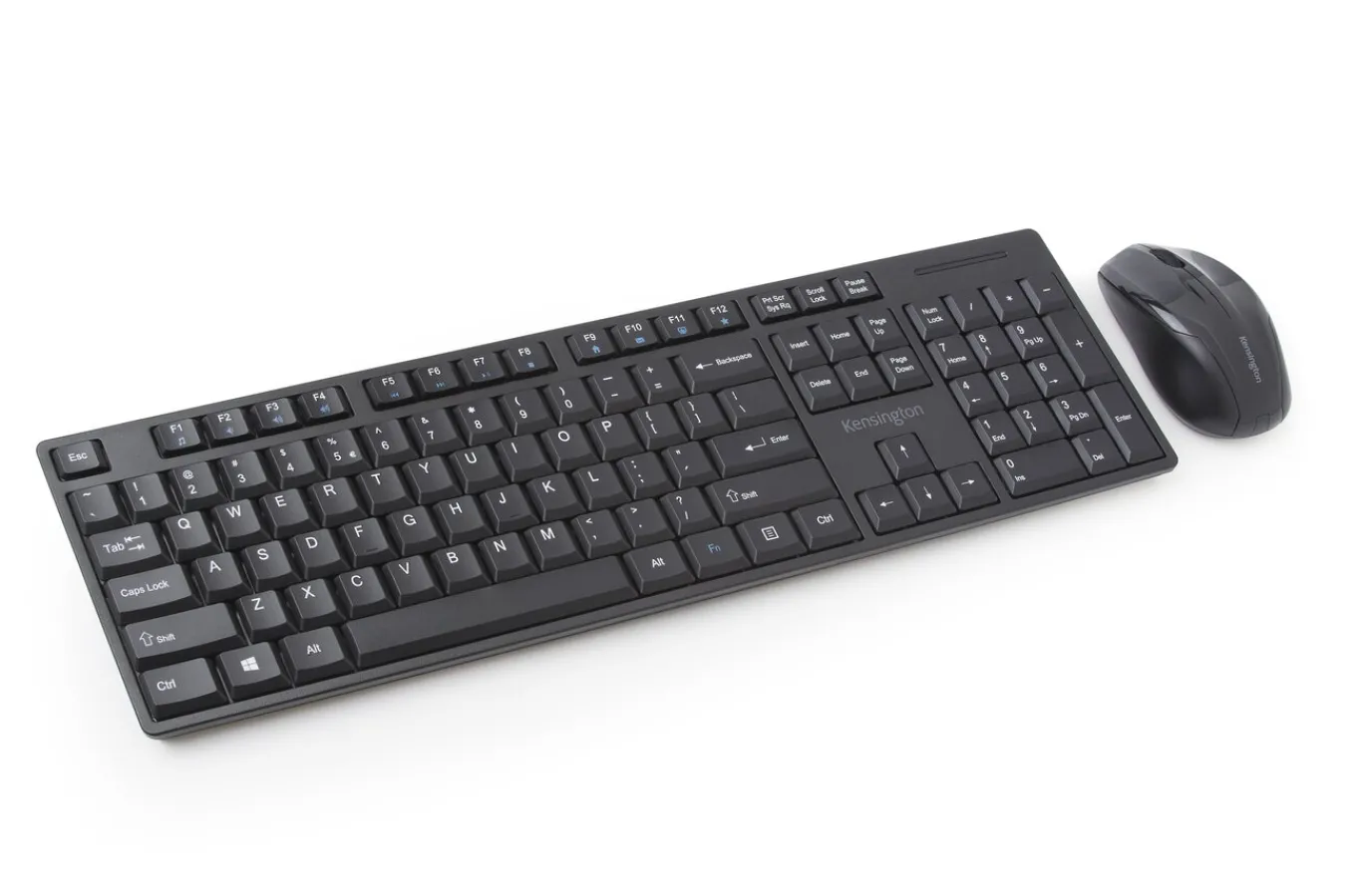 Kensington Pro Fit® Low-Profile Wireless Desktop Set with Spill-Proof Keyboard with Multimedia Keys, Ambidextrous Mouse, & AES Encryption Cheap