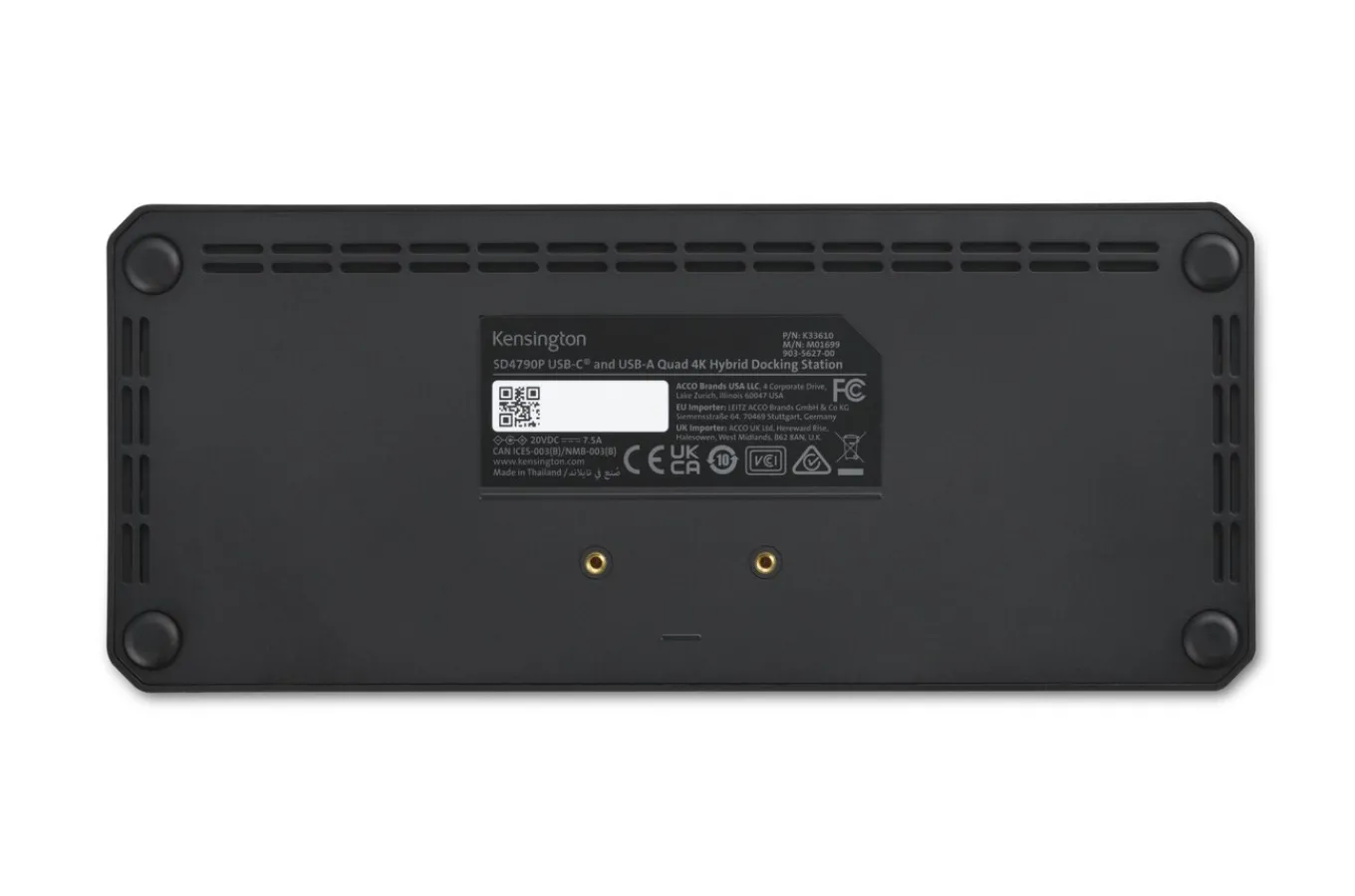 Kensington SD4790P EQ USB-C® and USB-A 10Gbps Quad 4K Hybrid Dock - 100W PD - DP & HDMI - Windows/macOS/Chrome Best Sale