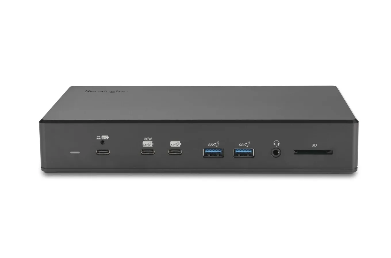 Kensington SD4880P EQ USB-C® 10Gbps Quad Video 17-in-1 Driverless Dock 100W PD - DP/HDMI® - Window Outlet