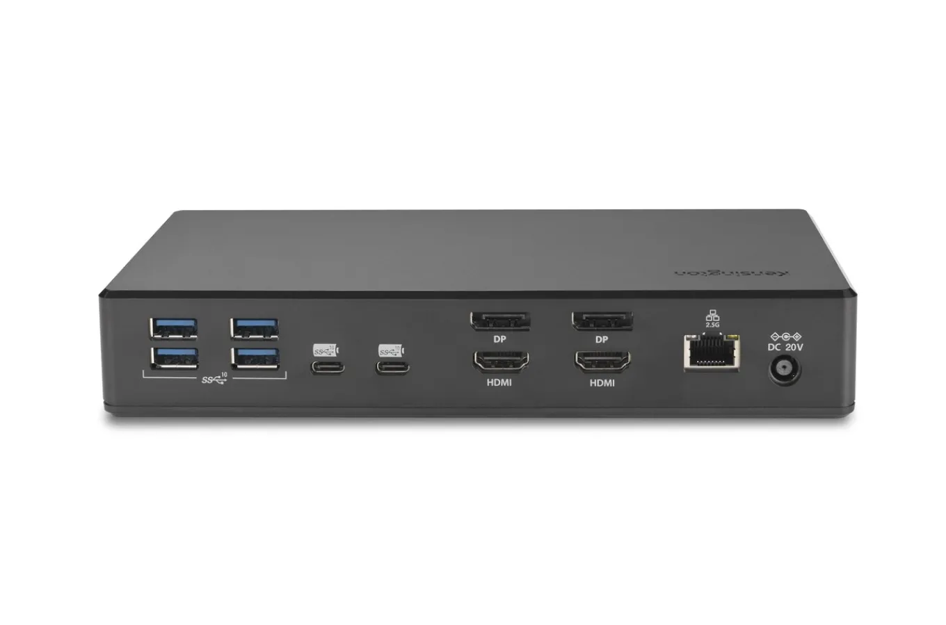 Kensington SD4880P EQ USB-C® 10Gbps Quad Video 17-in-1 Driverless Dock 100W PD - DP/HDMI® - Window Outlet
