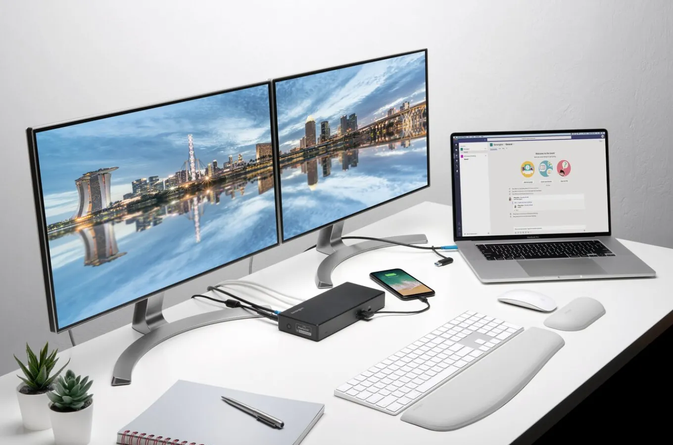 Kensington SD4780P USB-C & USB-A 10Gbps Dual 4K Hybrid Docking Station w/100W PD-DP++ &HDMI - Windows/macOS/Chrome Clearance