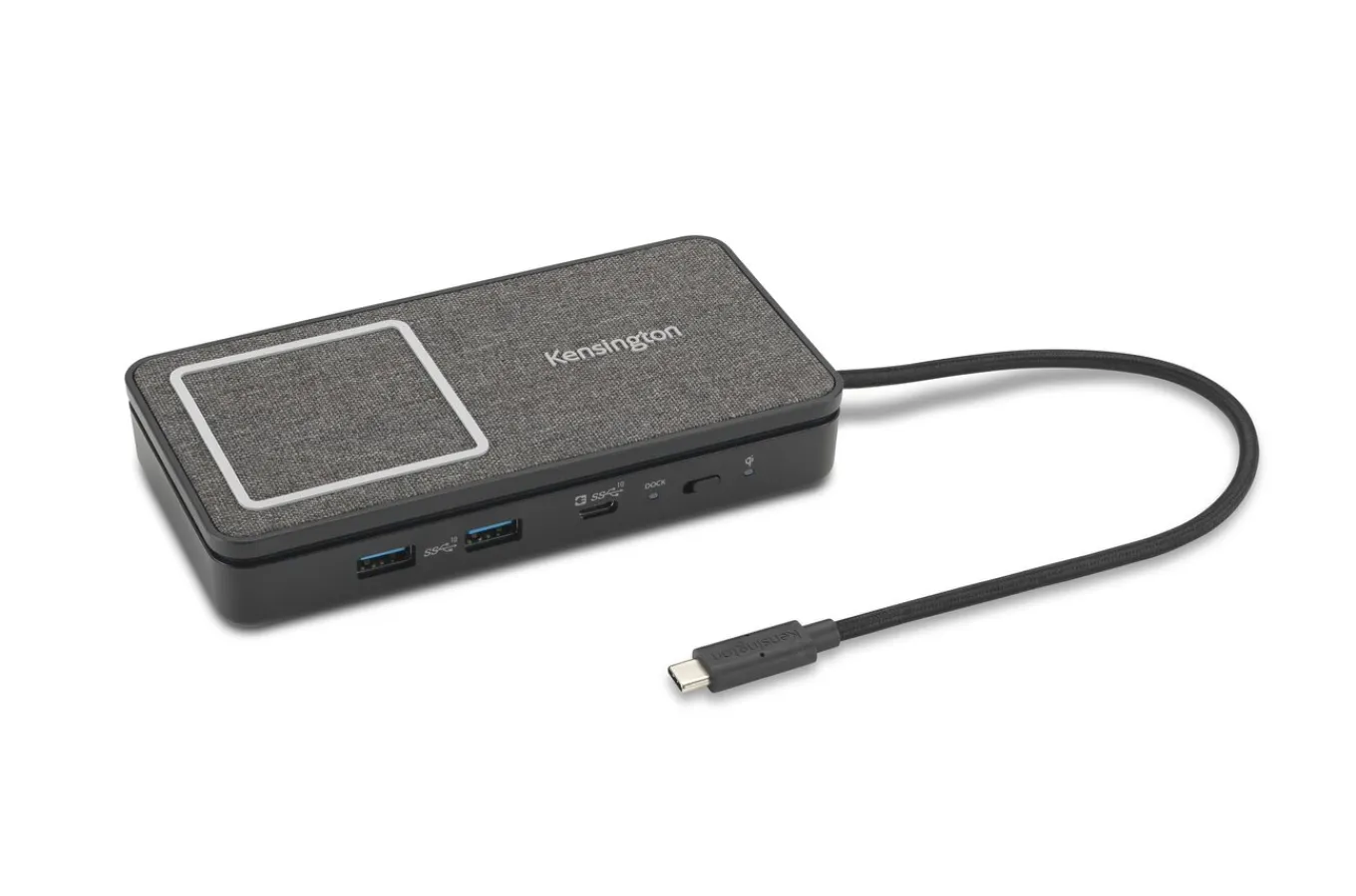 Kensington SD1700P USB-C Dual 4K Portable Mobile Dock with Qi Charging – 100W Power Pass Through - TAA Hot