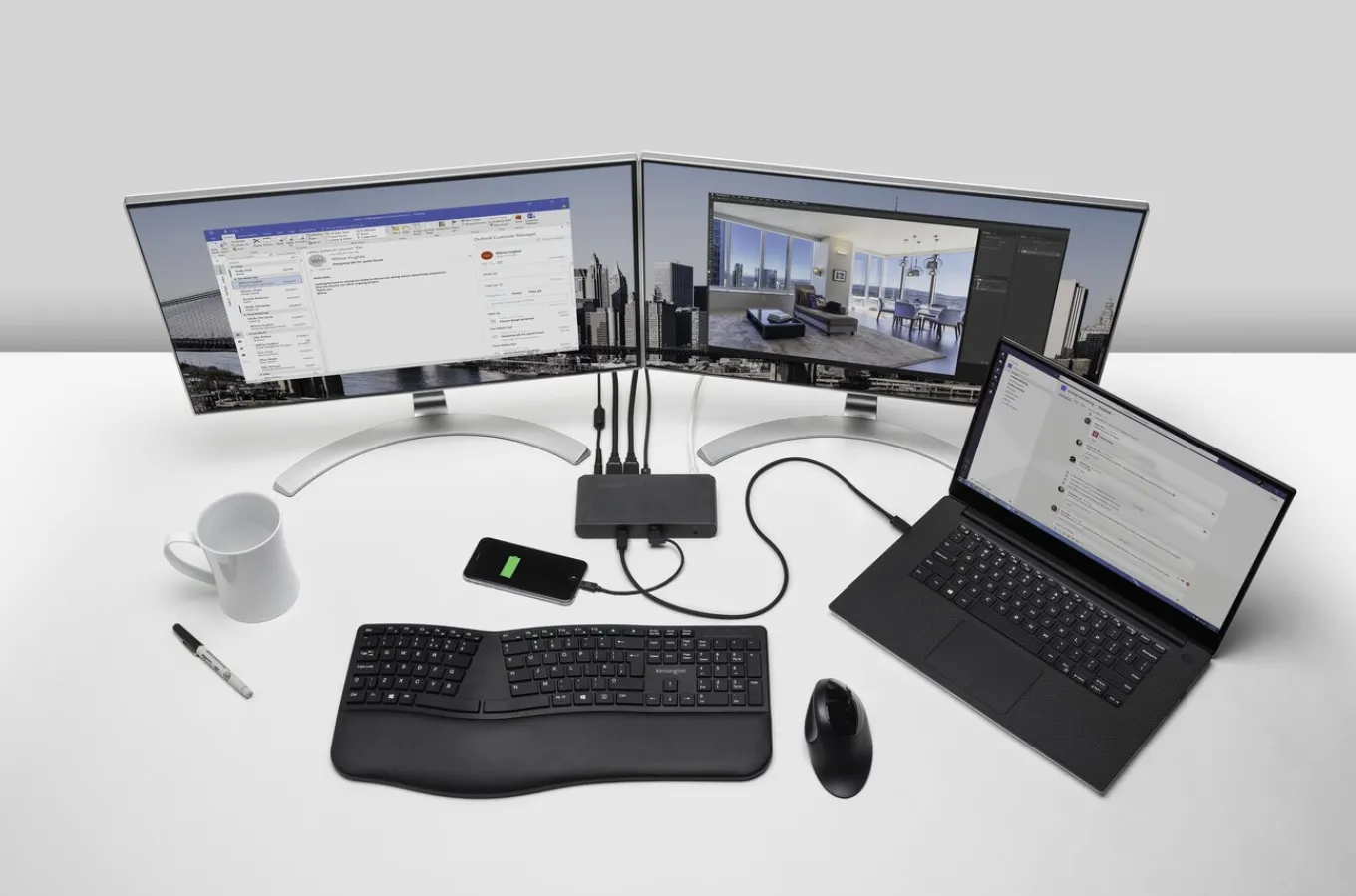 Kensington SD5500T and SD5550T Thunderbolt™ 3 and USB-C Dual 4K Hybrid Docking Station - 60W PD – Windows/macOS Best Sale