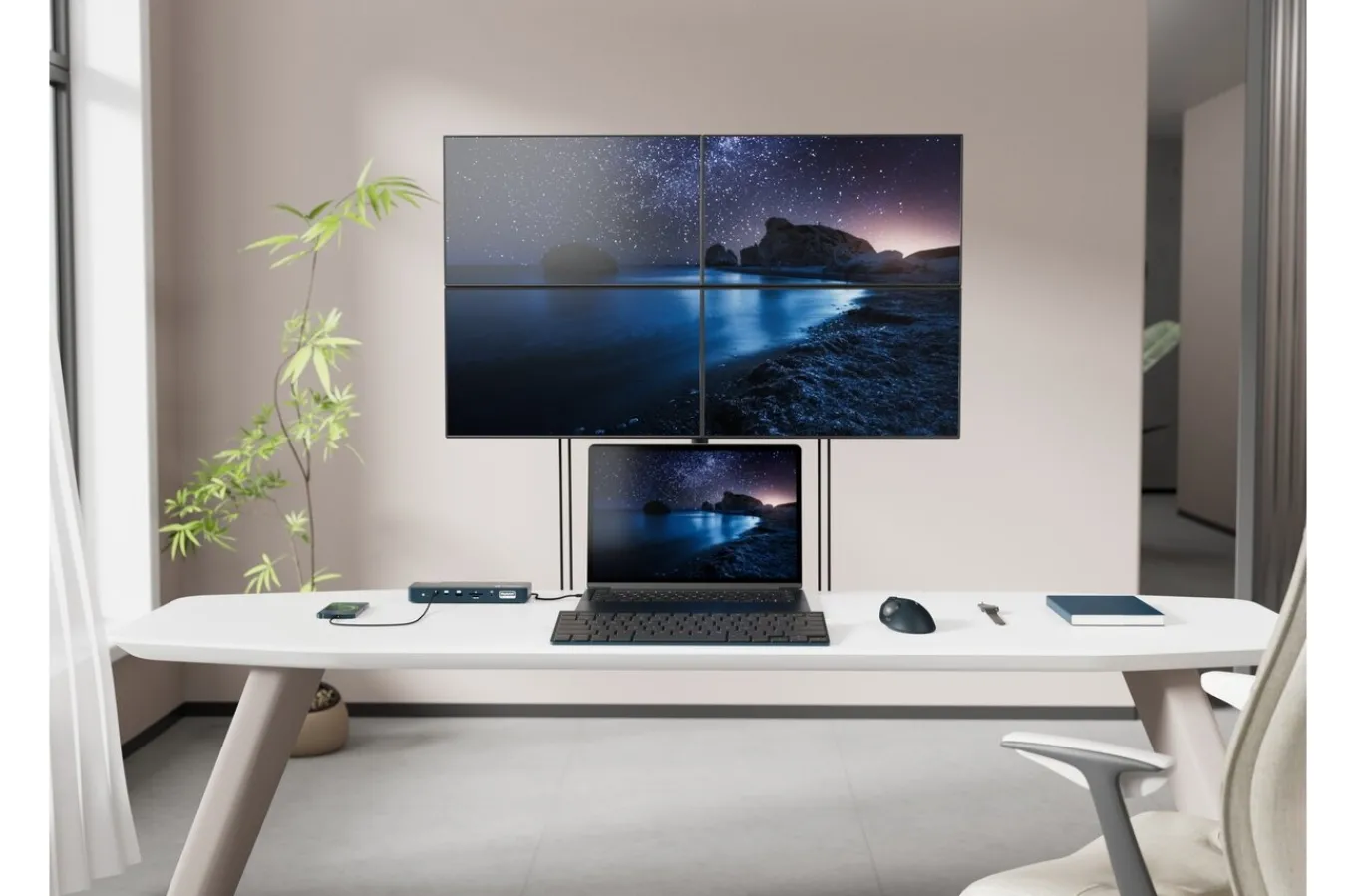 Kensington SD5900T EQ Thunderbolt™ 4 Quad 4K 40Gbps Dock with DisplayLink® Technology – Midnight Blue Outlet