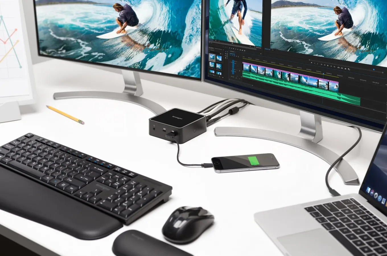 Kensington SD2400T Thunderbolt 3 40Gbps Dual 4K Nano Dock - 85W PD - Windows/macOS - TAA Shop