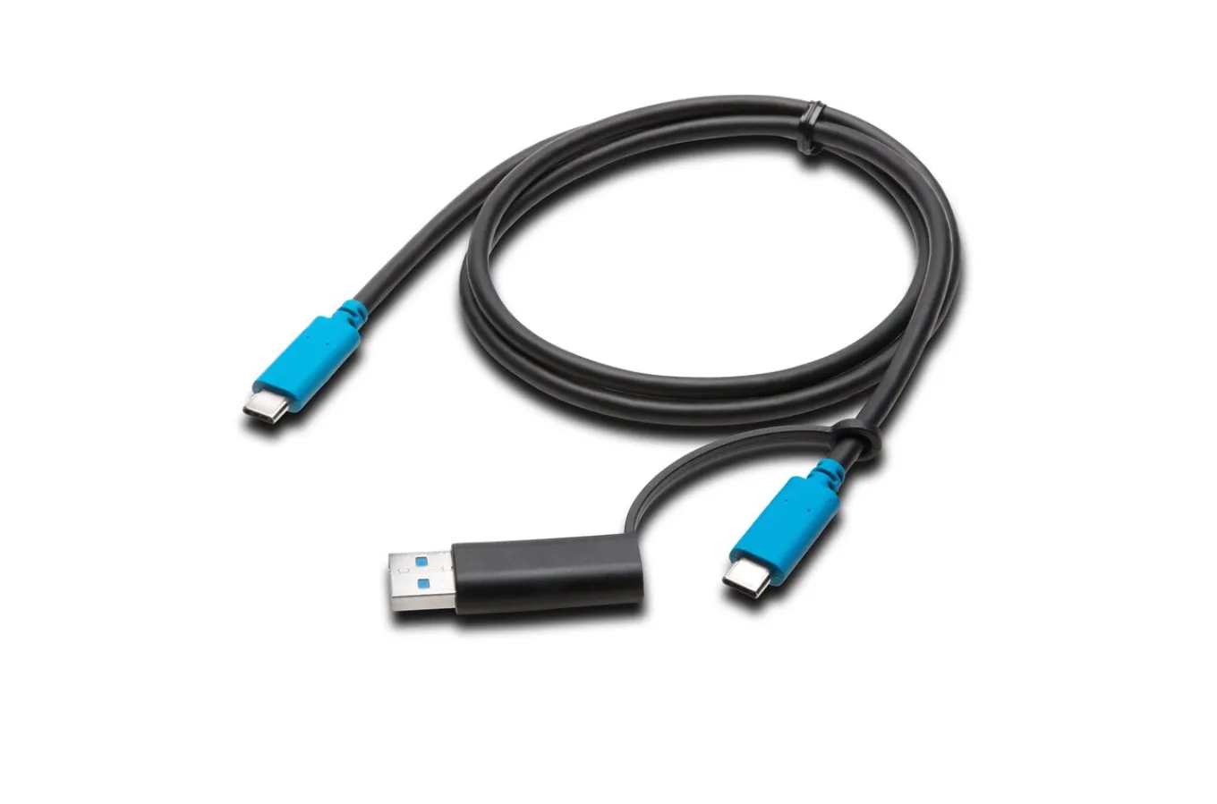 Kensington USB-C 3.2 Gen2 10Gbps Cable with USB-A Adapter - 100W Power Delivery, 1 meter Shop