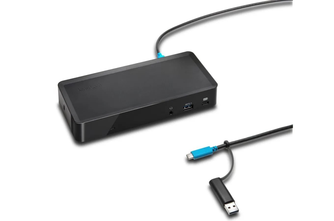 Kensington USB-C 3.2 Gen2 10Gbps Cable with USB-A Adapter - 100W Power Delivery, 1 meter Shop